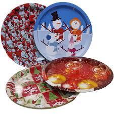 Date first available 29 aug. 4 Design 4x Weihnachts Advent Teller Metall 32cm Land Haus Shop Schickes Weihnachtsteller Set Kuche Haushalt Wohnen Teller Suenaacampo Com