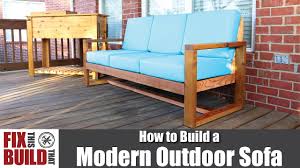 12 best of diy sectional sofa frame plans 7. How To Build A Diy Modern Outdoor Sofa Fixthisbuildthat