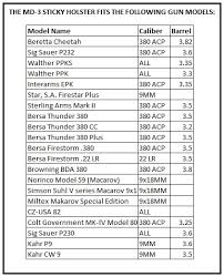 murdochs sticky holsters medium md 3 holster