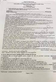 Subiectele la romana, la evaluarea nationala 2019. Subiecte Evaluare NaÅ£ionalÄƒ 2019 Ce A Picat La Limba RomanÄƒ La Evaluare NaÈ›ionalÄƒ Antena 3
