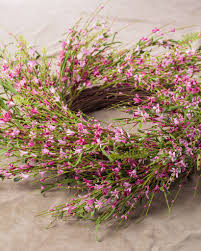 Forsythia Flower Wreath Garland Swag Balsam Hill In 2020 Wreaths Flower Wreath Forsythia Wreath