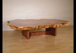 Redwood Sequoia Tree Table Tree Table Walnut Coffee Table Wood Furniture