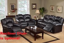 1249 99 New Black Bonded Leather Modern 2pc Sofa Set Motion Sofa Couch Loveseat Com Sofa And Loveseat Set Living Room Sets Leather Reclining Sofa