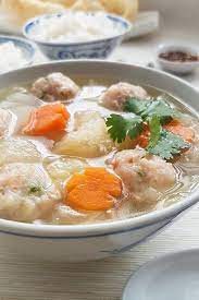 Fish Maw Soup Recipe With Prawn Meatballs Souper Diaries Recipe Chinese Fish Soup Recipe Chicken Soup Recipes Soup Recipes