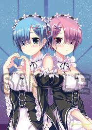 Re:zero RAM and Rem's Yuki Doujin Art Print anime - Etsy UK