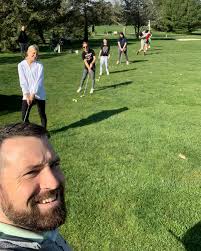 Joey Wildasin from our Hanover, PA branch recently volunteered his time to  give group golf lessons to the high school students at South Western High  School, where he is also the head