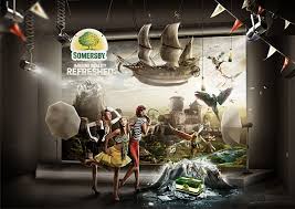 World Of Somersby On Digital Art Served Creative Advertising Advertising Photography Japanese Graphic Design