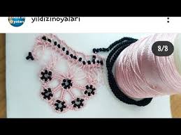 Pipet Ile Yapilan Boncuklu Yelpaze Oyasi 278 Youtube 2020 Boncuklu Tig Oya Pipetler