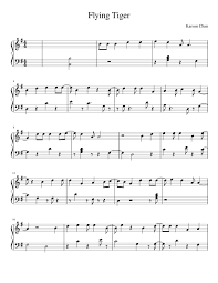 Wir sind flying tiger copenhagen und wir laden dich ein, in unseren shops auf schatzsuche zu wir sind flying tiger copenhagen. Flying Tiger Sheet Music For Piano Solo Musescore Com