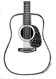 Guitar background clipart by gordan 11 / 262. Design Of An Acoustic Guitar Guitar Drawing Line Drawing Free Clip Art