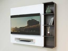 Elegante tv wand komplettsets für ihren flachbildschirm. Smart Schwenkbares Tv Wandpaneel Mit Bucherregal Diotti Com