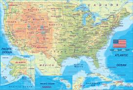Also die flagge und freiheitsstatue is ja. Usa Karte Ausdrucken Druckbare Karte Der Usa Nordamerika Und Sudamerika