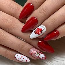 Usually this holiday is accompanied by a big party in the circle of the closest people. Red Gel Nail Designs Ideas For Nail Art 2020 Top Nail Art Com