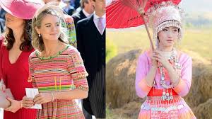Check out a list of the top native american wedding traditions. Prince Harry S Ex Cressida Bonas Attends Royal Wedding In Northern Thai Style Dress Coconuts Bangkok