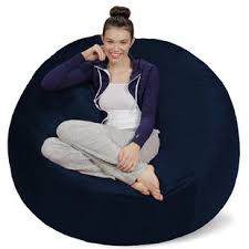 Majestic home goods villa bean bag chair lounger. Blue Bean Bag Chairs You Ll Love In 2021 Wayfair