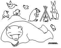 Making Learning Fun The Bear Snores On Coloring Pages Preschool Coloring Pages Coloring Pages Reading Street Kindergarten