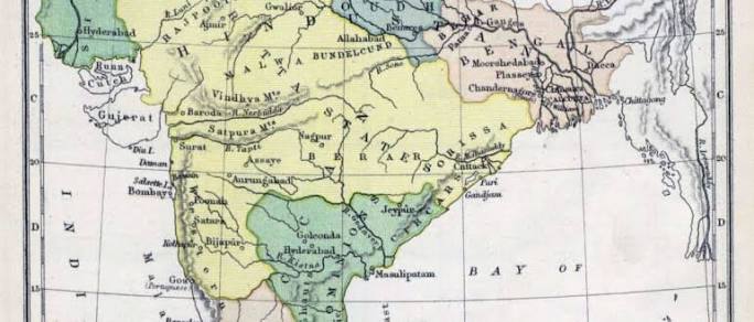 India map 1760 - Maps of India