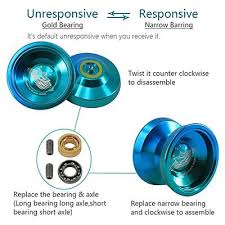 Amazon.Com: Hksod Yoyo Metal Yo Yo Professional Responsive Yoyos For Kids  Beginners,Unresponsive Trick Yo-Yo For Adults With Bearing Yo Yo  Accessories - Black + Red : Toys & Games
