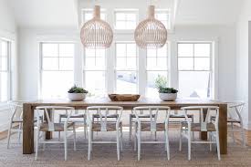 A Big And Beautiful Beach House For The Design Files Beach Dining Room Beach House Dining Room Wood Dining Room Table