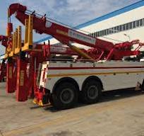 HOWO 30t 8X4 White Ratotors Wrecker Truck Rotary Tow Truck