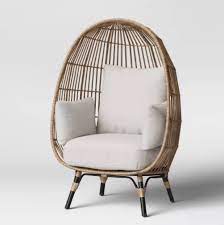 Lily rattan armchair with metal legs assembly required opalhouse target. 8 Affordable And Super Cute Egg Chairs Dupes For The Target Egg Chair