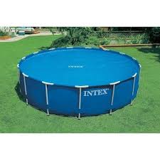 Intex 18 Foot Round Vinyl Solar Cover 18 Foot Uv Resistant Debris Cover Solar Cover Intex Vinyl Pool