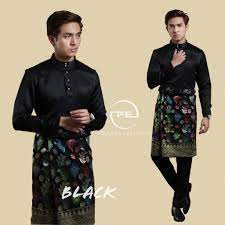 Pantun melayu klasik sarat dengan budaya dan nilai estetika yang tinggi. 20 Koleski Terbaru Baju Melayu Hitam Slim Fit Lamaz Morradean