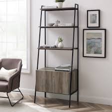 Manor Park Industrial 4 Shelf Ladder Bookcase Grey Wash Walmart Com Walmart Com Whether you need extra storage or a place to display precious family photos, memories or decorations our range of bookcases is sure to include the ideal shelving solution for your living room. manor park industrial 4 shelf ladder bookcase grey wash walmart com