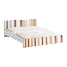 Ikea malm bed coming in five different sizes one in the video is malm standard king with sla. Mobelfolie Ikea Malm Bett 140 Cm No Ul750 Stripes Kaufen