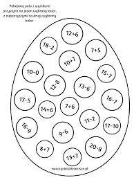 Jak zachowują się zmienne różnego typu w działaniach. Nauczycielskie Zacisze Wielkanocne Pomoce Cz 3 Pokoloruj Wg Instrukcji