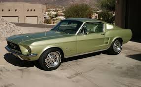 Lime Gold Green 1967 Mustang Fastback Mustang Fastback Green Mustang 1967 Mustang