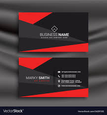 Black And Red Business Cards Template Black And Red Business Card Template With Intended For Designer Visiting Cards Template In 2020 Visiting Card Templates Red Business Cards Free Business Card Templates