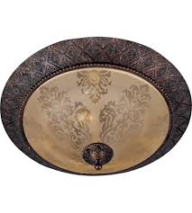 Maxim 11240saoi Symphony 2 Light 19 Inch Oil Rubbed Bronze Flush Mount Ceiling Light
