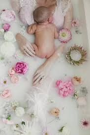 You'll notice the water will get cloudy. Newborn Baby Milk Bath Newborn Baby