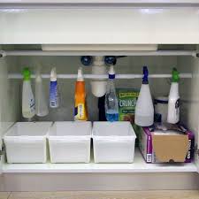 easiest under the sink organizer hack