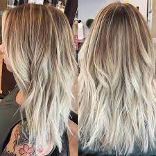 Shann Stylesicy Ribbons Eliminating Brassy Base Color With A Full Head Of Baby Lights And Doing A Shadow Root For Blonde Foils Cool Blonde Hair Hair Beauty