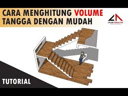 Cara perhitungan secara manual cukup sederhana tetapi membutuhkan ketelitian. Cara Menghitung Volume Tangga Dengan Mudah Youtube