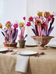 All made with just origami. Make A Paper Flower Centerpiece Hgtv