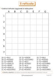 Il Reticolo Geografico Schede Didattiche Per La Scuola Primaria Pianetabambini It Lezioni Di Tecnologia Schede Di Matematica Scuola