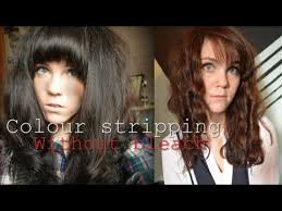 There is no quick way to strip black hair. Colour Stripping Without Bleach Colour B4 And Uberhair Haircolour Remover Youtube