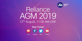 Reliance annual general meeting 2019 live updates. Reliance Jio On Twitter Join Us For The Reliance Agm 2019 At 11 Am Tomorrow As We Look To Unfold Yet Another Chapter In The Digital World Rilagm Ril Jiodigitallife Https T Co 0zrkgxbvxt
