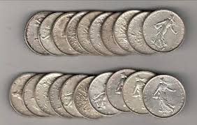 Special Investisseur Lots 20 X 5 Francs Semeuse Argent Cours 734 Euro Kilos Eur 189 00 Picclick Fr