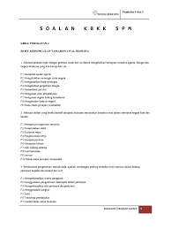 Skema sejarah kertas 3 bai 1 tingkatan 5 fails paper personalized items. Kbat Ikut Tingkatan