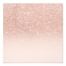 Rose Gold Faux Glitter Pink Ombre Girl Baby Shower Invitation Zazzle Com In 2020 Rose Gold Wallpaper Gold Glitter Background Baby Shower Invites For Girl
