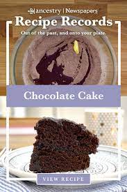 Recipe Records Chocolate Cake Smoothie Bowl Recipe Easy Delicious Cakes Recipes