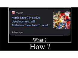 Mario Kart 9's new twist : r/mariokart