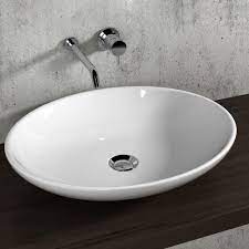 Ideearredo Lavabo Bagno Da Appoggio Ciotola Ovale 59 Olympia Al Miglior Prezzo Del Web Rubinetto Bagno Bagno Lavello Bagno