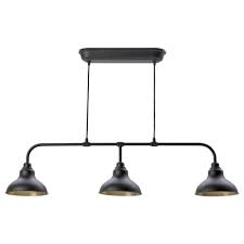 Agunnaryd Hangeleuchte Mit 3 Lampen Schwarz Ikea Deutschland In 2020 Pendant Lamp Large Lamp Shade Lamp
