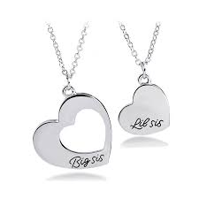 We did not find results for: Buy Kuiyai Sister Necklace For 2 Big Sister Little Sister Heart Pendant Necklace 2 Sis Necklace Set Silver At Amazon In