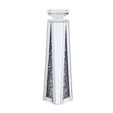 Glasshouse 9oz votive glass candle holder cylinder clear candle jar. Wood And Glass Candle Holder With Faux Crystal Inserts Clear Set Of Two Large On Sale Overstock 28397614